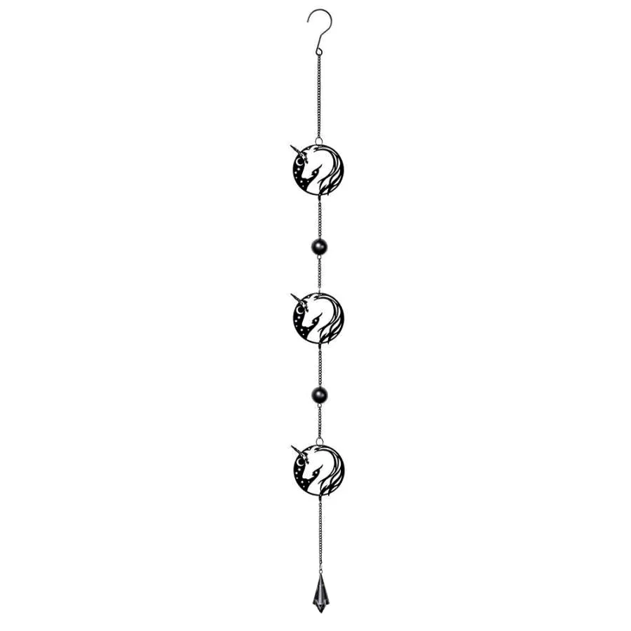 Alchemy Night Unicorn Wind Chime