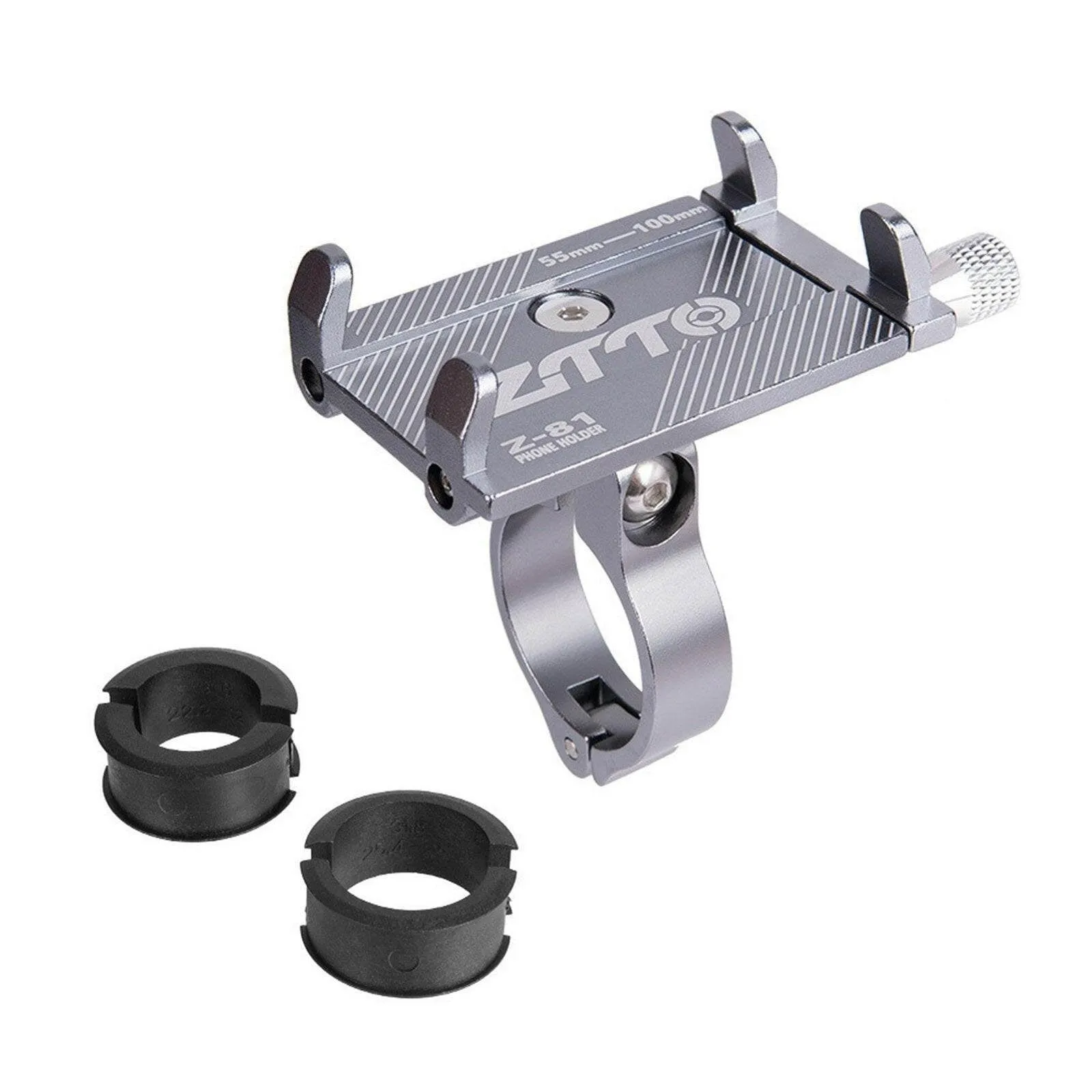 Bicycle Phone Mount Aluminum Alloy Cycling Bike Phone Holder Motorcycle MTB Road Bike Handlebar Mobile Phone GPS Mount Holder Cradle