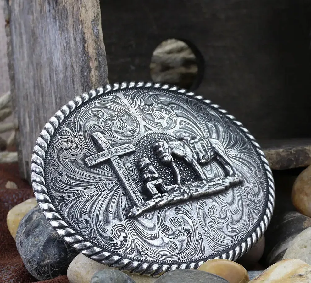 Christian Cowboy Buckle