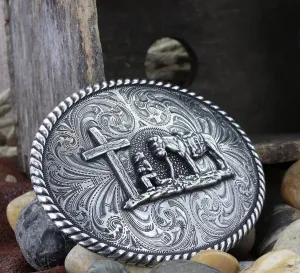 Christian Cowboy Buckle