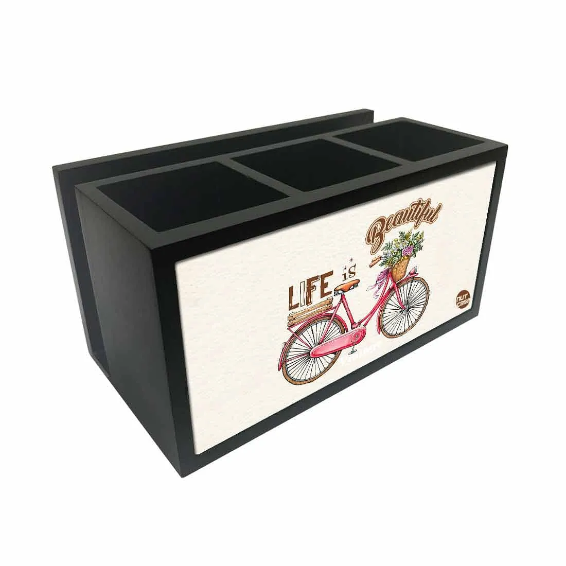 Cutlery Tissue Holder Napkin Stand -  Life is Beautiful