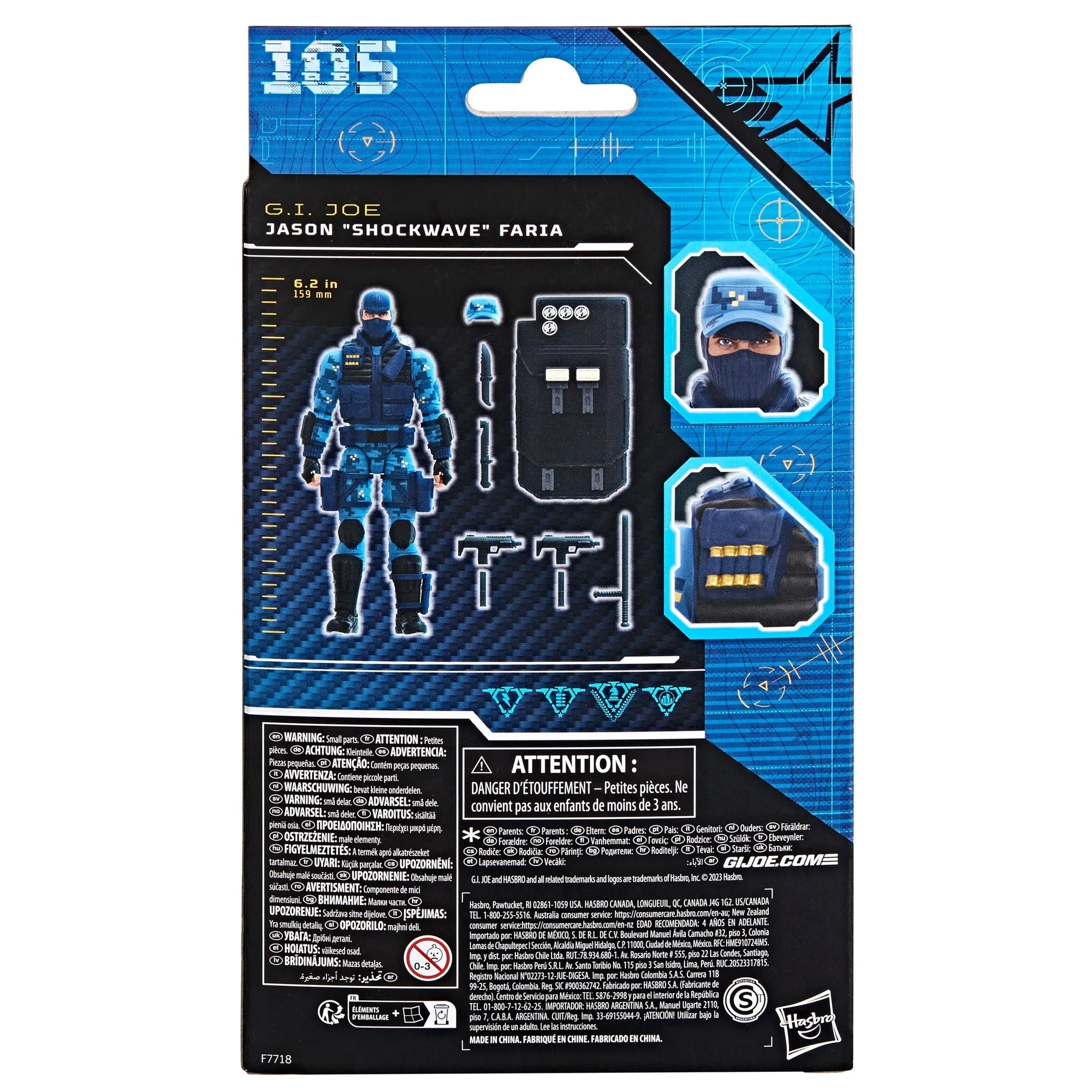 G.I. Joe Classified Series Jason “Shockwave” Faria Figure, 105