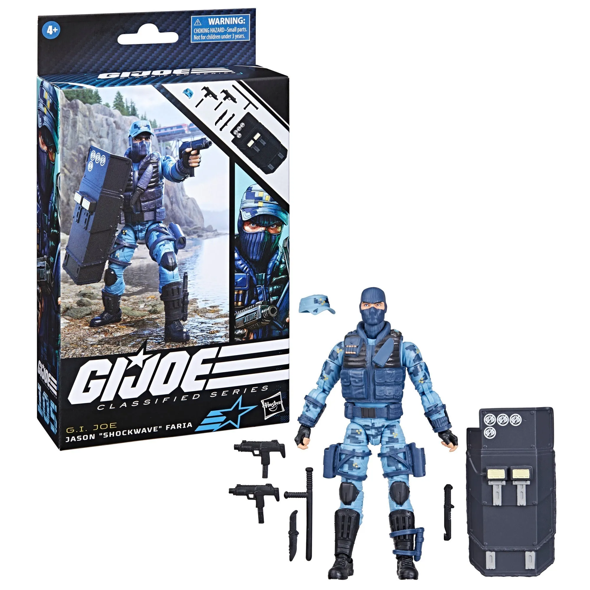 G.I. Joe Classified Series Jason “Shockwave” Faria Figure, 105