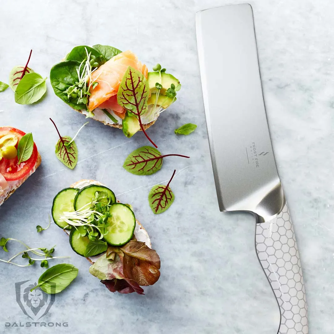 Nakiri Knife 6.5" | Frost Fire Series | NSF Certified | Dalstrong ©